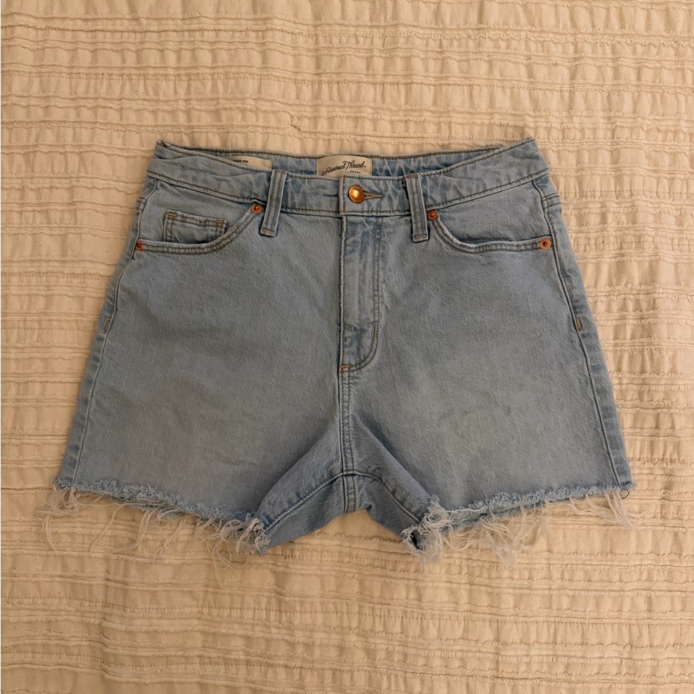UNIVERSAL THREAD Light Blue Denim Frayed Hem Shorts
